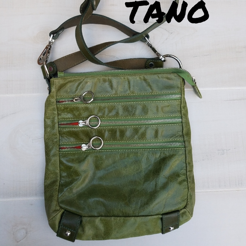 TANO leather crossbody bag